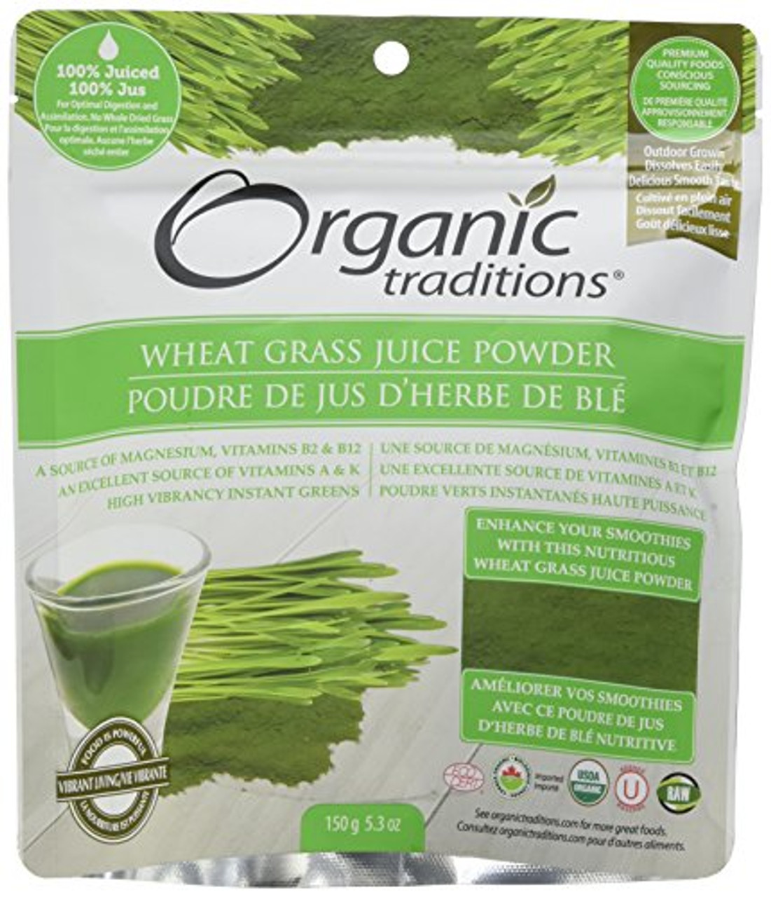 Traditions Wheat Grass Juice Powder 150g 2569