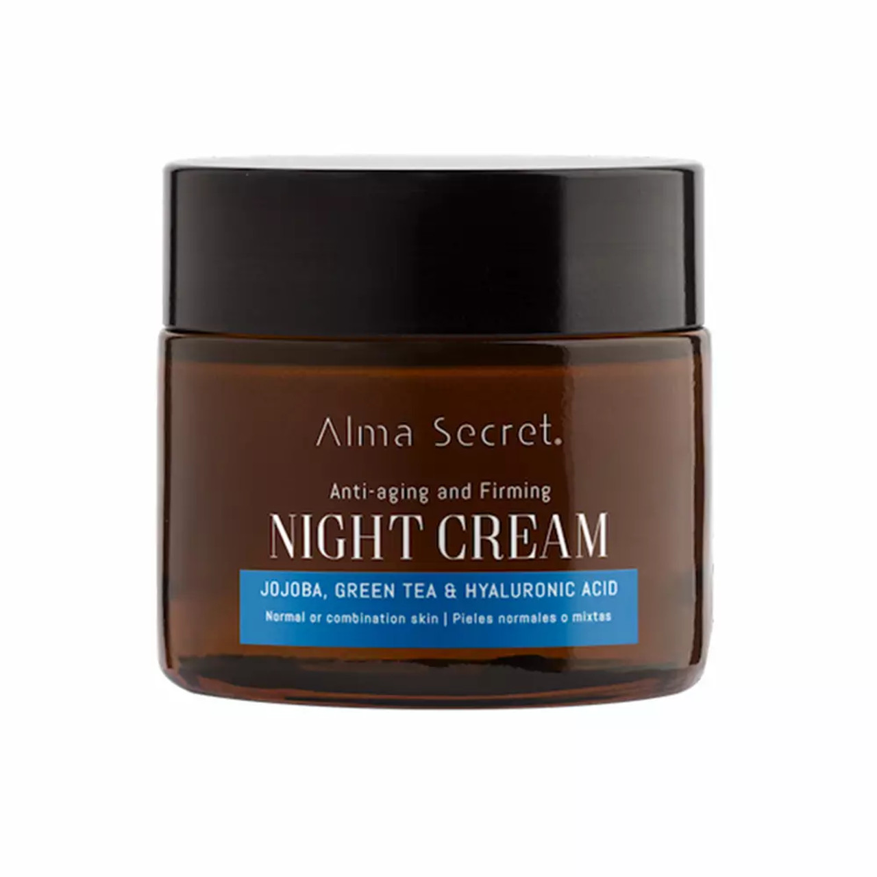 Alma Secret NIGHT CREAM multi-reparadora antiendad pieles mixtas Anti aging  cream & anti wrinkle treatment