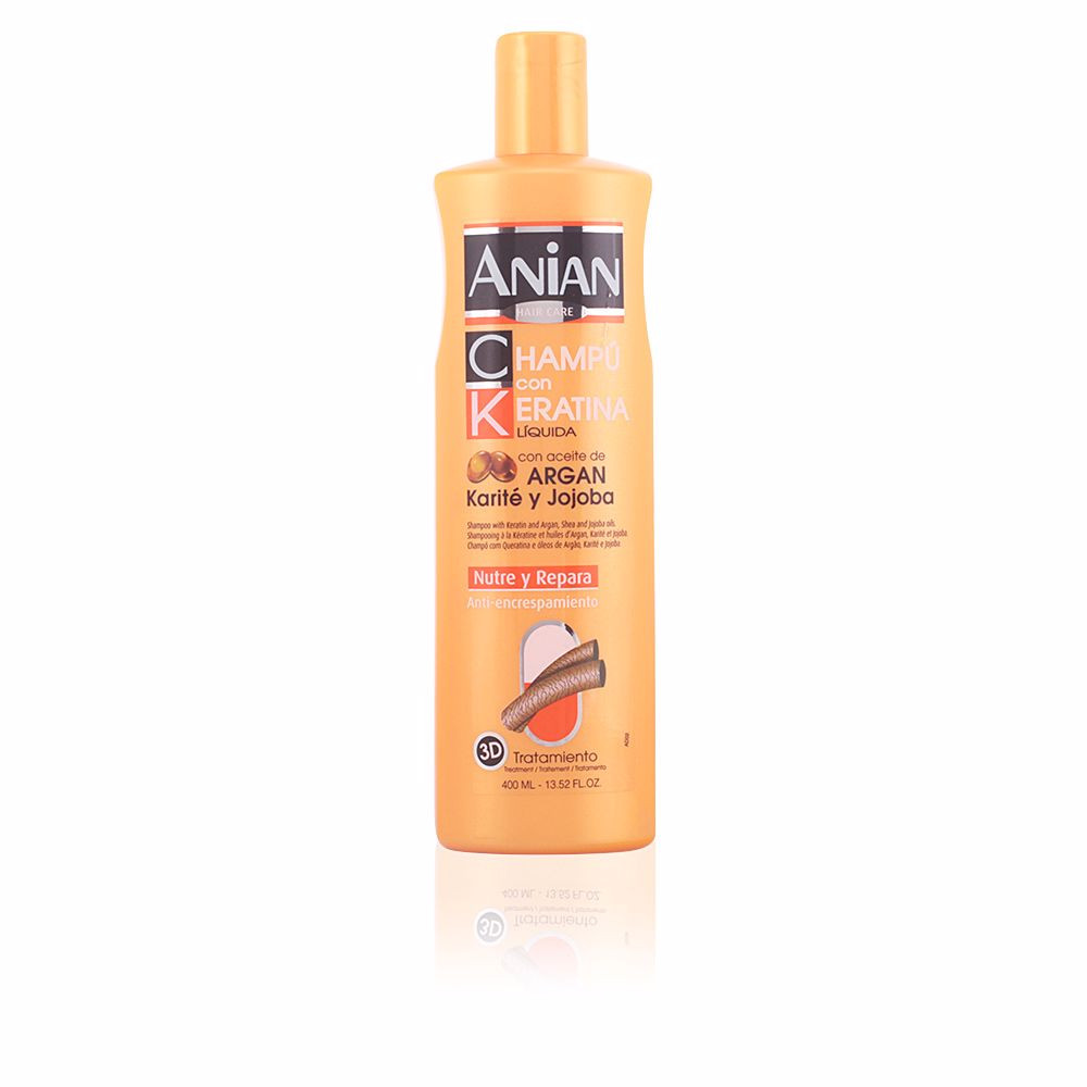 Anian KERATINA LIQUIDA champU aceite argan karitE y jojoba Shampoo for shiny hair Keratin shampoo