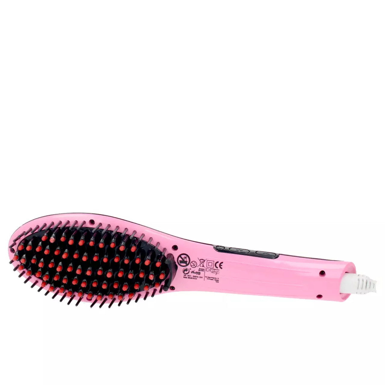 Glowserie Smoothing Straightener Hair Brush Antifrizz Ionic Ceramic Electric  Hair Straightener Hair Brush with Curlers and Straighteners  JioMart