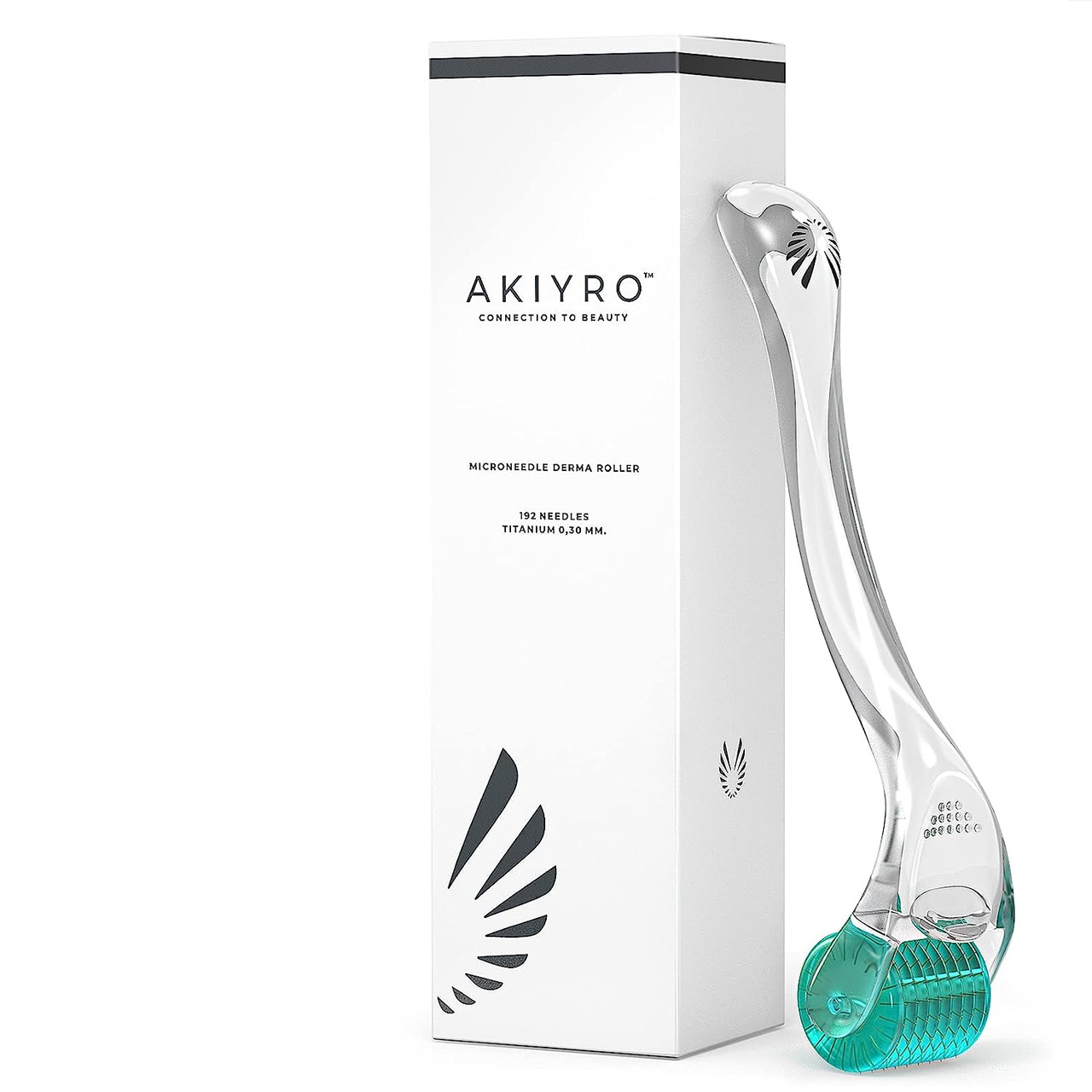 AKIYRO Micro Derma Roller Titanium - 0.30mm Microderm Roller