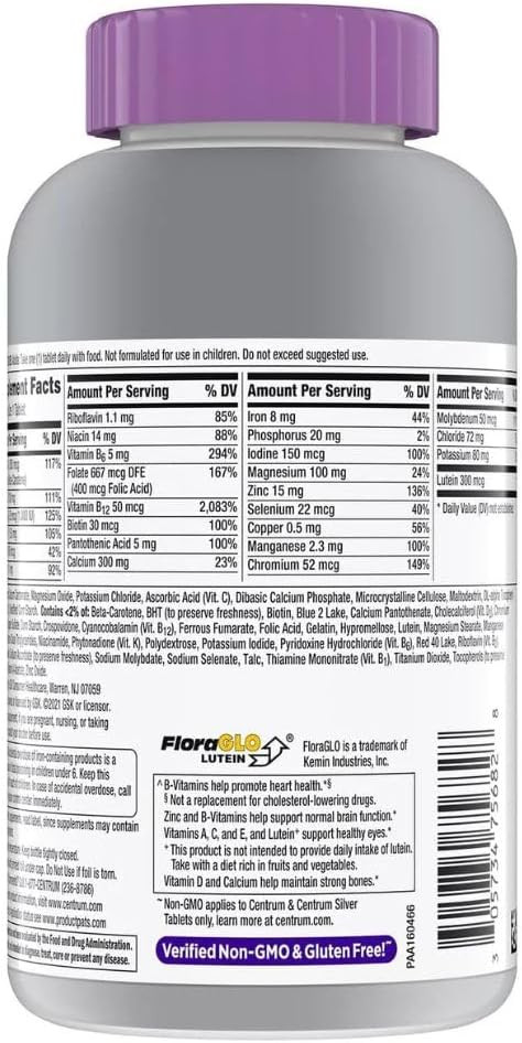Centrum Silver Women 50+ 275 Tablets
