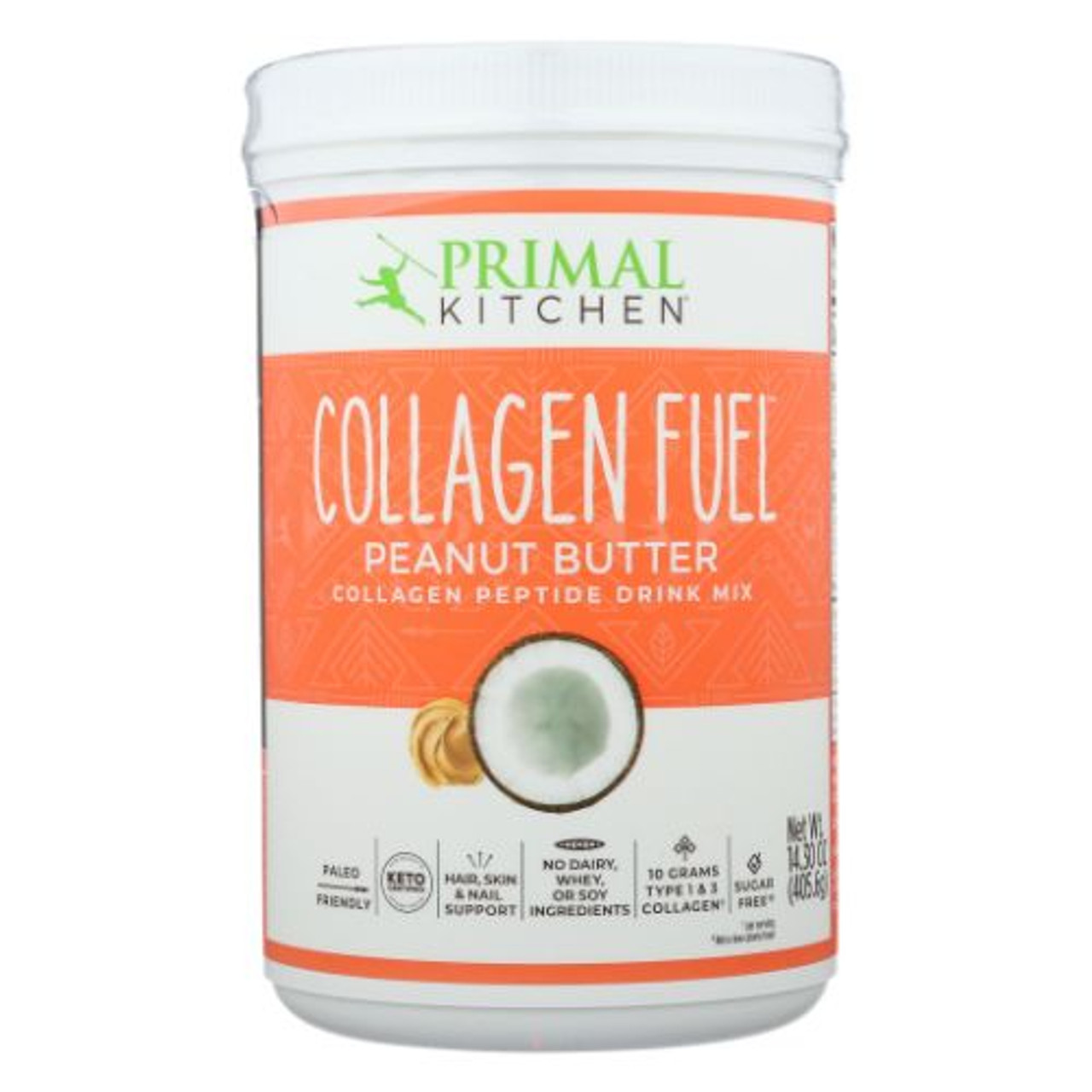 Primal Kitchen Collagen Keto Latte Matcha Drink Mix 9.33 oz