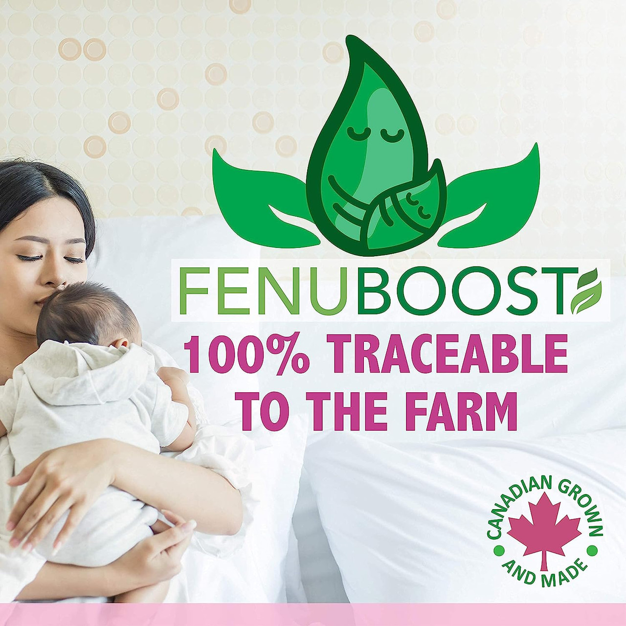 FENUBOOST Fenugreek Breastfeeding Supplement 100 Grown & Made in