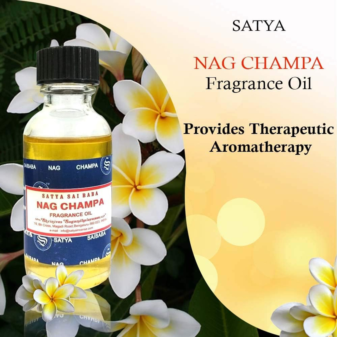 Satya Nag Champa Fragrance Oil 1 oz- 30 ml