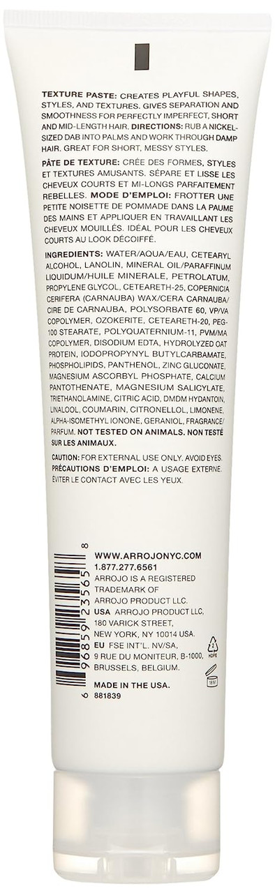 ARROJO Texture Hair Paste – Matte Finish Hair Styling Products