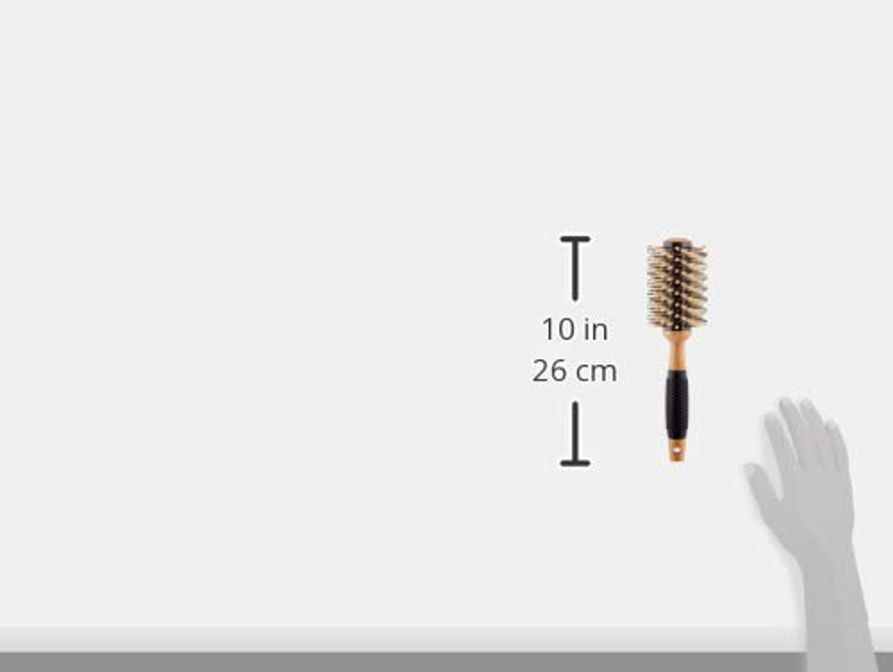 Sam Villa Signature Series Nylon & Boar Bristle Hair Brush 6-Piece Styling Brush Set with Case