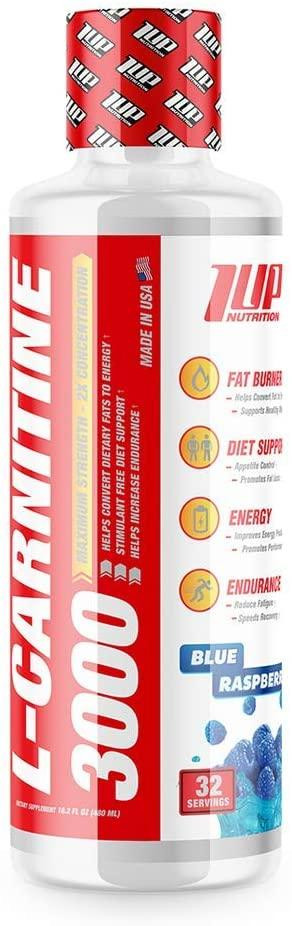 1up l carnitine 1Up Nutrition L-Carnitine 3000, Blue Raspberry