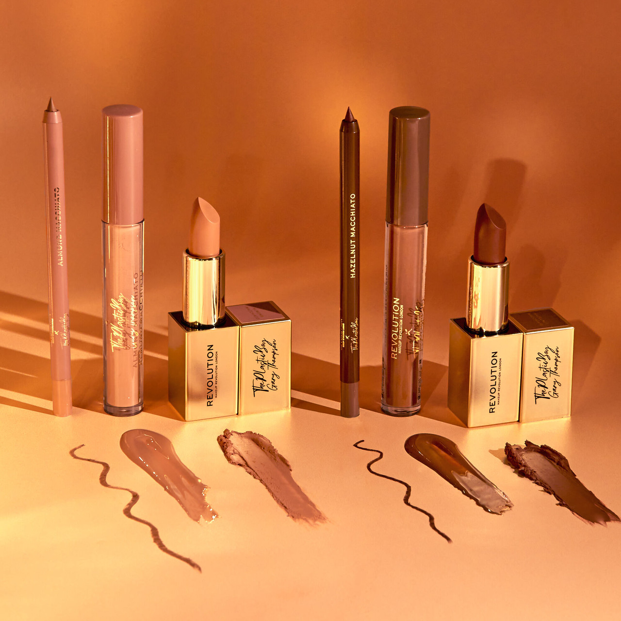 Makeup Revolution x The Plastic Boy Lip Kit Hazelnut Macchiato