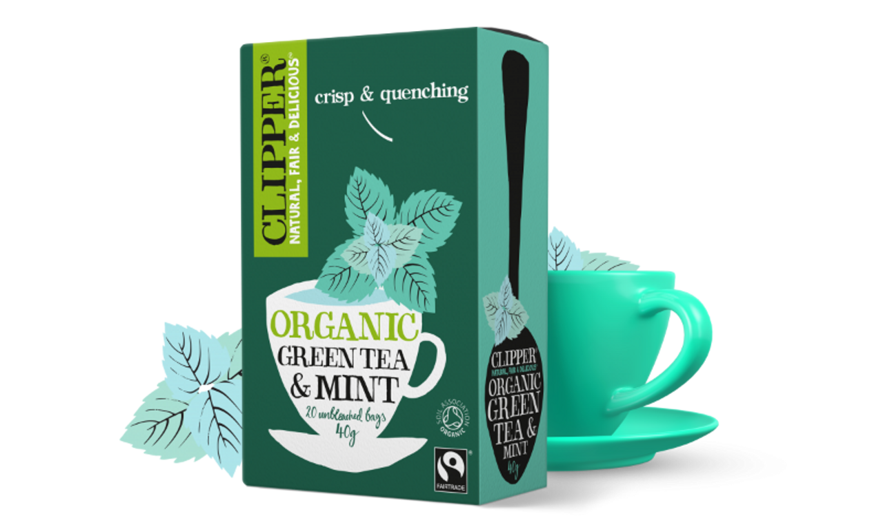 Clipper Organic Tea Bags Queen of Greens  Tea Bags  KCup Teas  Green  Way Markets