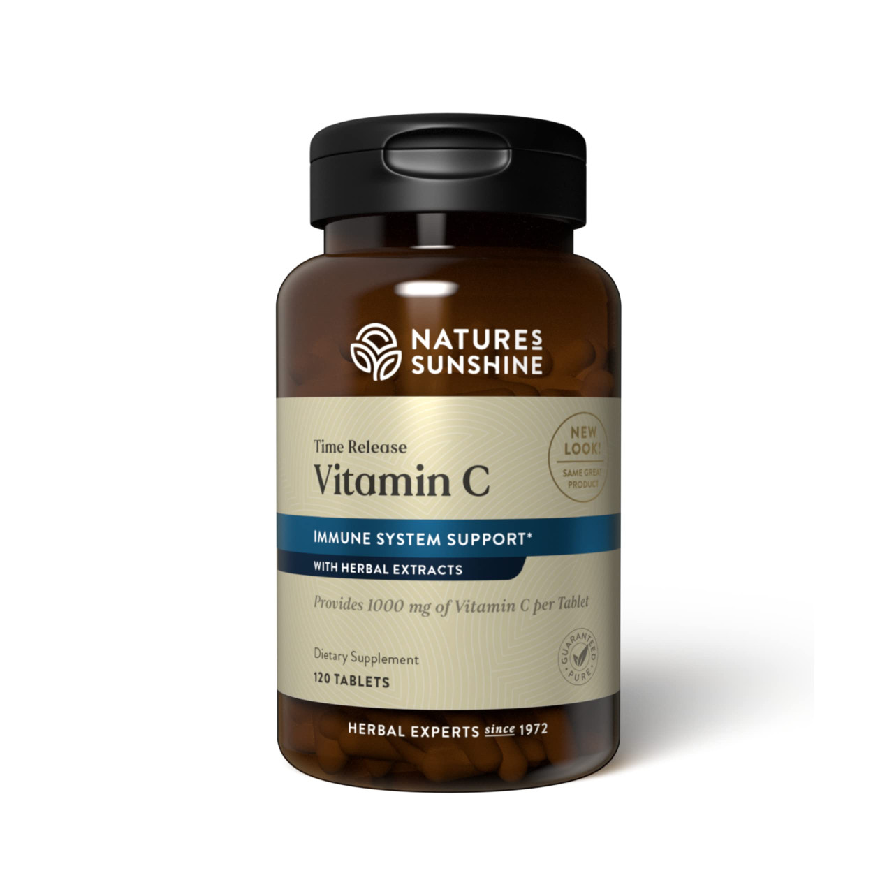 Natures Sunshine Vitamin C Time Release, 1000 Mg, 120 Tablets 