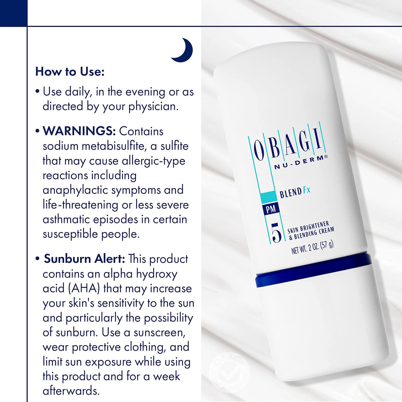 Obagi Medical Nu-Derm Blend Fx, 2 oz | Buy at Kiwla | Free