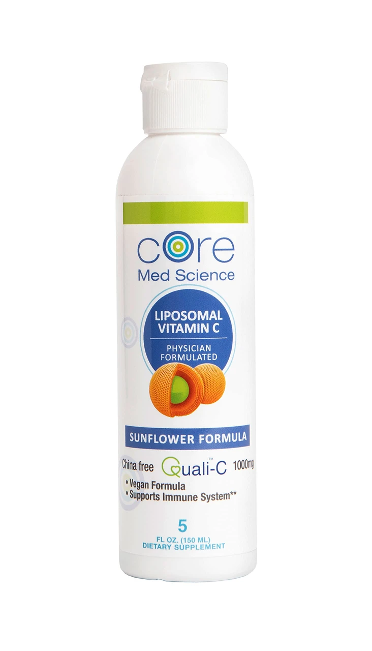 IV for Life Liposomal Vitamin C by Core Med Science - 1000mg - 5 Fl Oz Liquid - Sunflower IV for Life Liposomal Vitamin C by Core Med Science - 1000mg - 5 Fl Oz Liquid - Sunflower