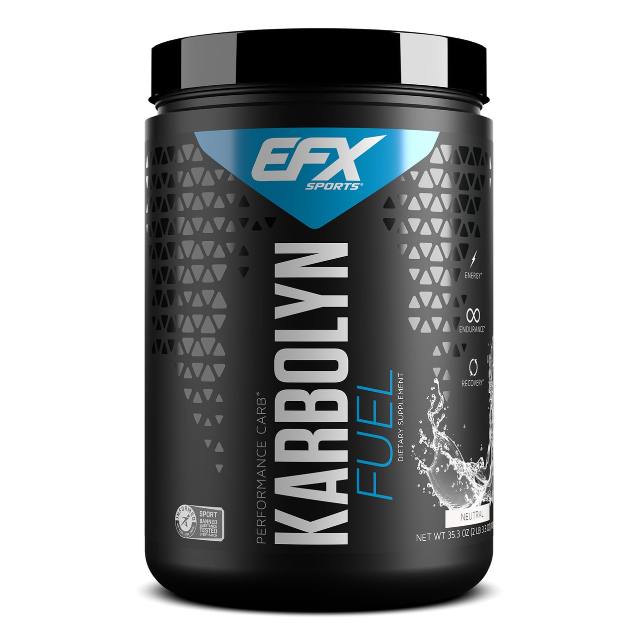 EFX Sports Karbolyn Fuel Fast Absorbing Carbohydrate Powder 18 Serving