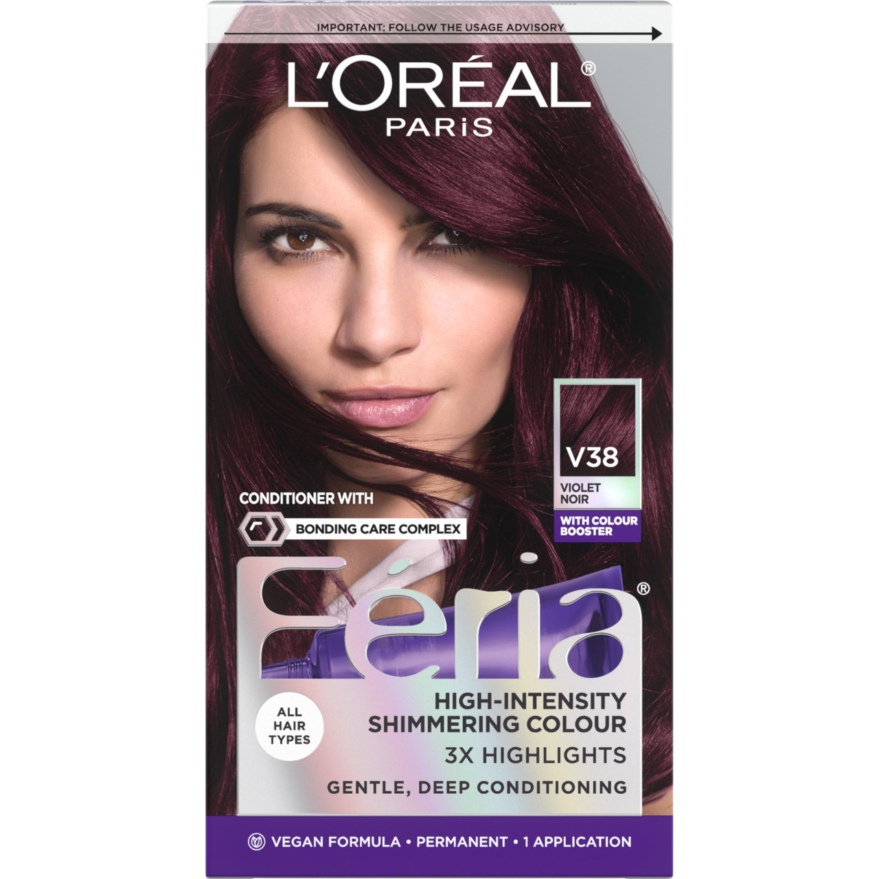 L'Oreal Paris Feria Multi-Faceted Shimmering Permanent Hair Color