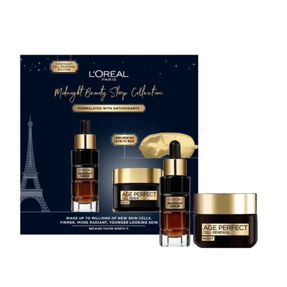 L'Oreal Paris L'OrEal Gift Set Includes Night Serum And Cream Cell