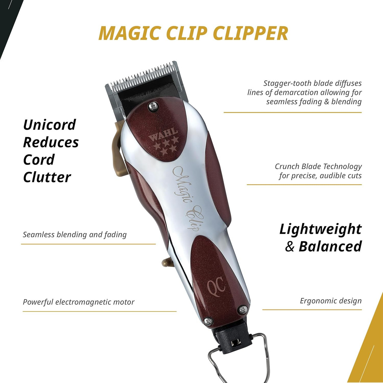 WAHLプロフェッショナル5 Star シリーズ ユニコードコンボ 8242 Wahl Professional 5-Star Unicord Combo #8242 – Reduce Your Cord