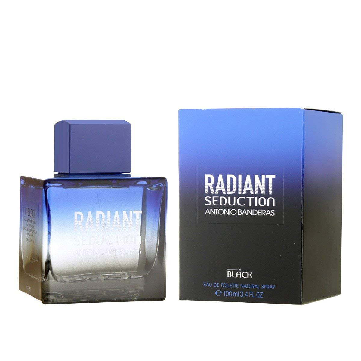 Antonio Banderas Perfumes Radiant Seduction In Black Eau De Toilette Spray For Men Fresh With Citrus And Mint Fragrance Fl Oz