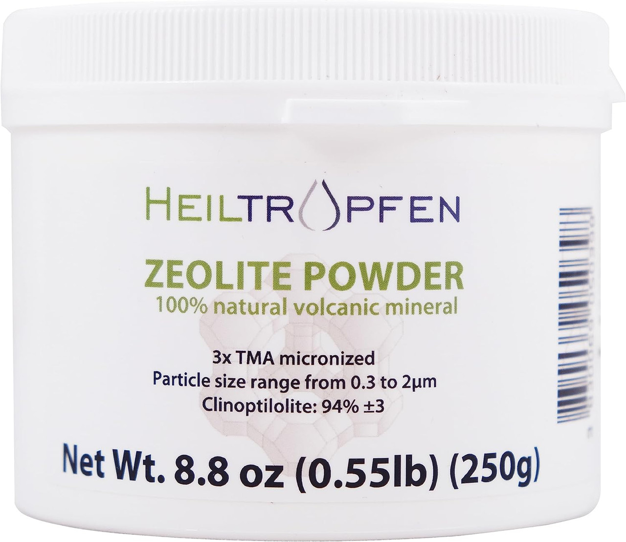 Heiltropfen Zeolite Powder | 0.55 Pound 250g | Ultra FINE Less