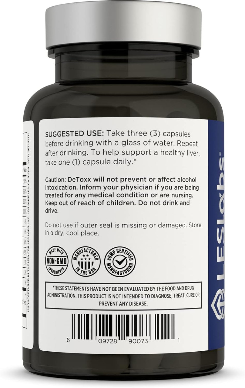 Les Labs DeToxx  Better Mornings & Recovery Liver Support Electrolyte  Replenishment & Glutathione Support  Prickly Pear
