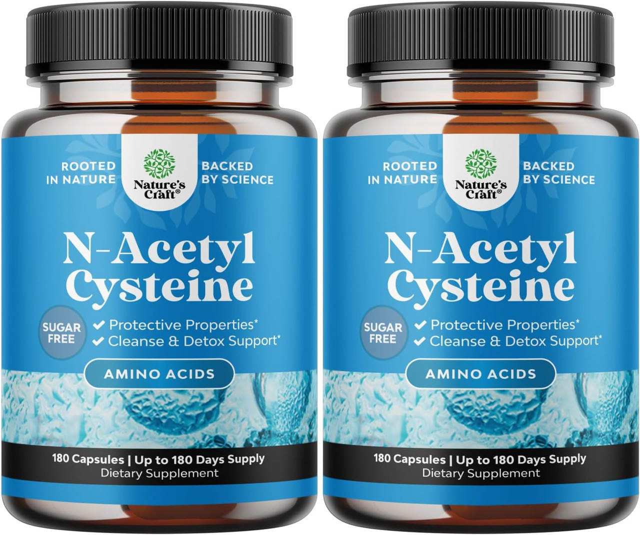 Natures Craft NAC Supplement N-Acetyl Cysteine 600mg - Potent Vegan High  Absorption NAC 600 mg Capsules Glutathione Precursor for Liver Cleanse  Detox & Repair plus Lung Health and Immunity Support