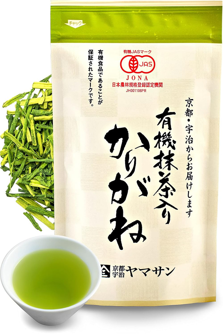 Yamasan Kyoto Uji Organic Green Tea Kukicha Twing tea with Matcha