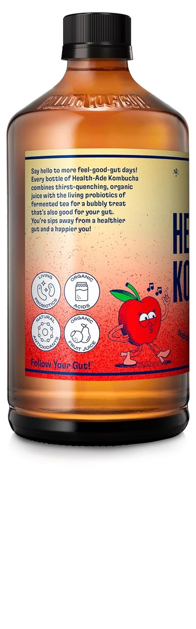 Health-Ade Pink Lady Kombucha Bottle 16 Fl Oz | Buy at Kiwla