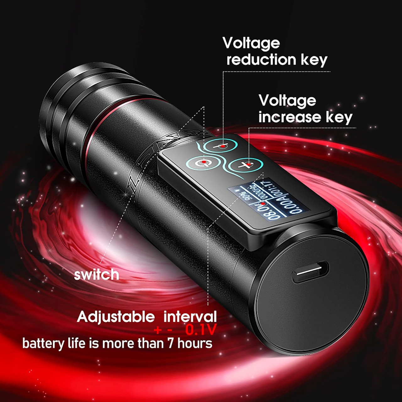 Xnet Vane Wireless Tattoo Machine Brushless Motor - 240 | Buy at