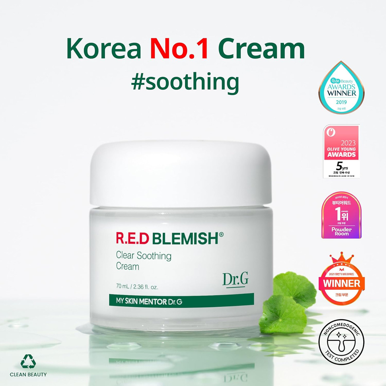 Dr.G Red Blemish Clear Soothing Korean Moisturizer Face Cream
