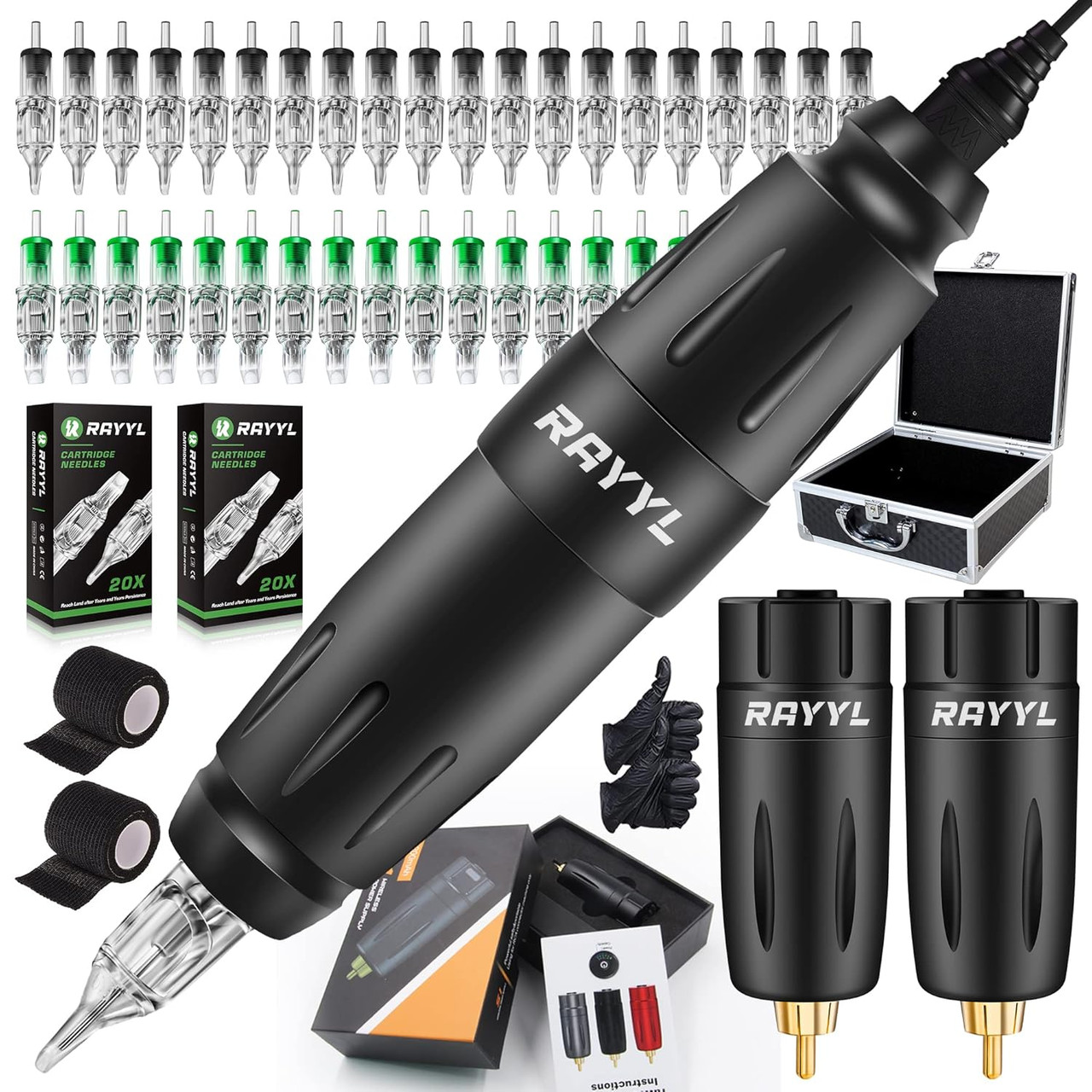 Rayyl Professional Machine Kit - Celex Rotary Machine 2Pcs Tattoo