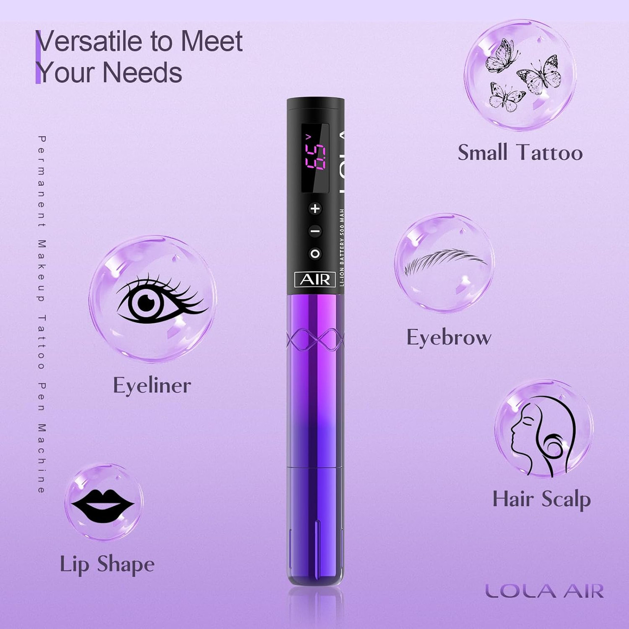 Ez Wireless Tattoo Machine Kit - Permanent Makeup Tattoo Pen