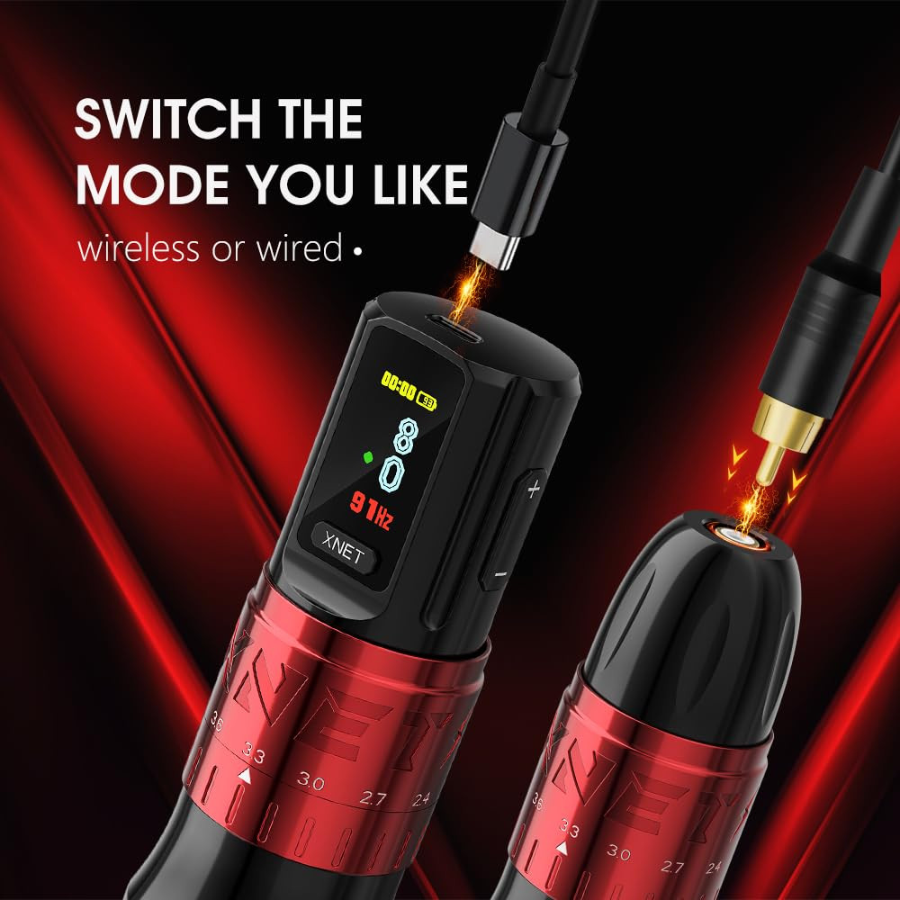 Xnet Bestia Adjustable Stroke Tattoo Machine Wireless Rotary