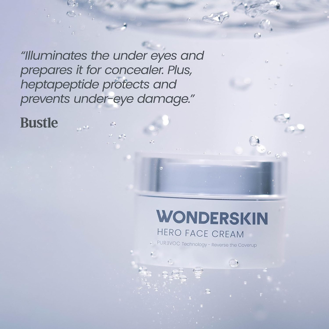 Wonderskin Purevoc Hero Face Cream, Anti Wrinkle Moisturizing Face