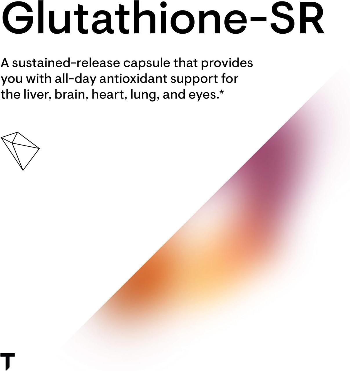 glutathione-sr Amen L-Glutathione SR+ Sustained-Release Reduced L-Glutathione  Galactomannans Supplement – Codeage main image 1