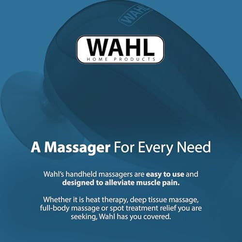 Wahl Total Body Corded Light Vibrating Massager, Relieves Pain & Pressure  In The Face, Neck, And Head W/ 4 Attachment Heads And 2 Massaging Speeds  For Increased Circulation, Fsa Eligible – Model 4259