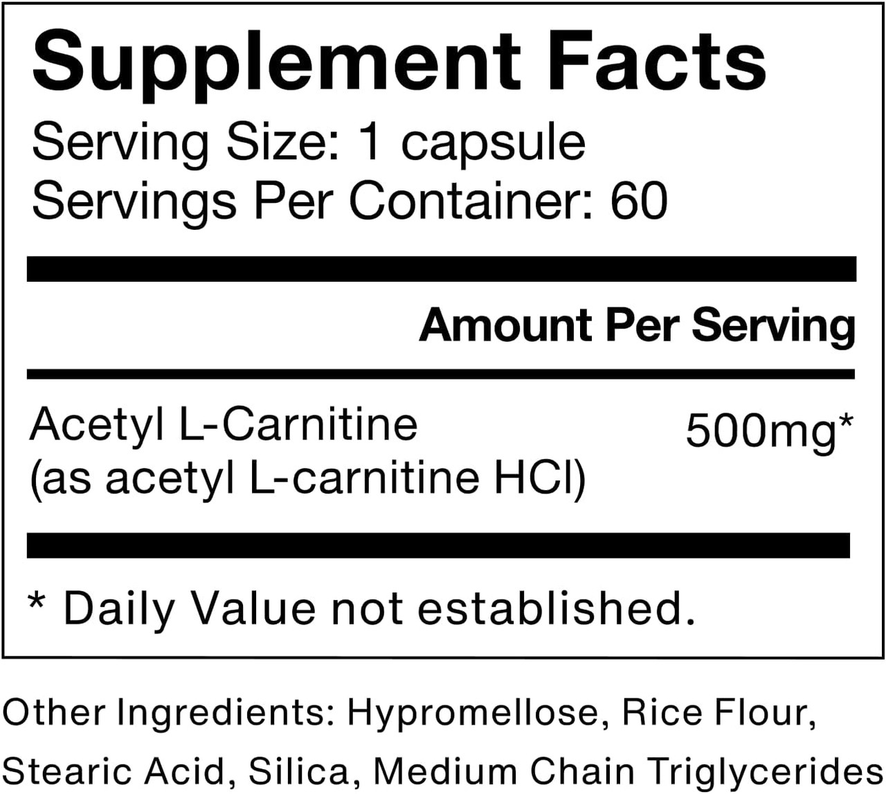 acetyl l-carnitine momentous Momentous Acetyl-Carnitine, 60 Servings