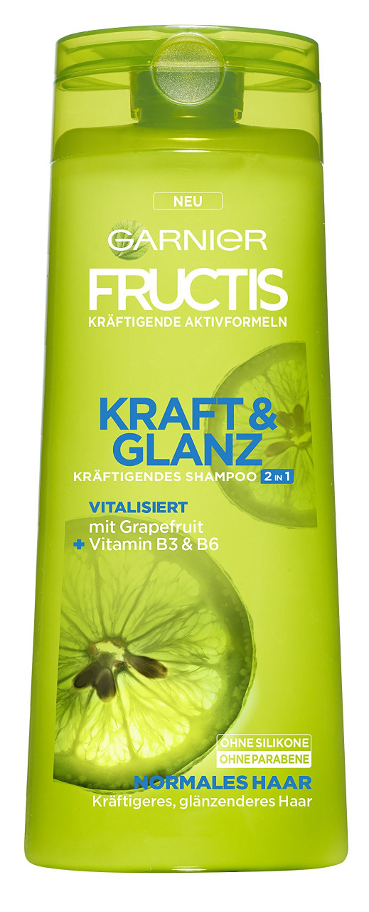 Garnier Fructis Strength and Shine 2 in 1 Shampoo Strengthens Hair from  Root and Shine Pack of 6 (6 x 250 ml) - Kiwla