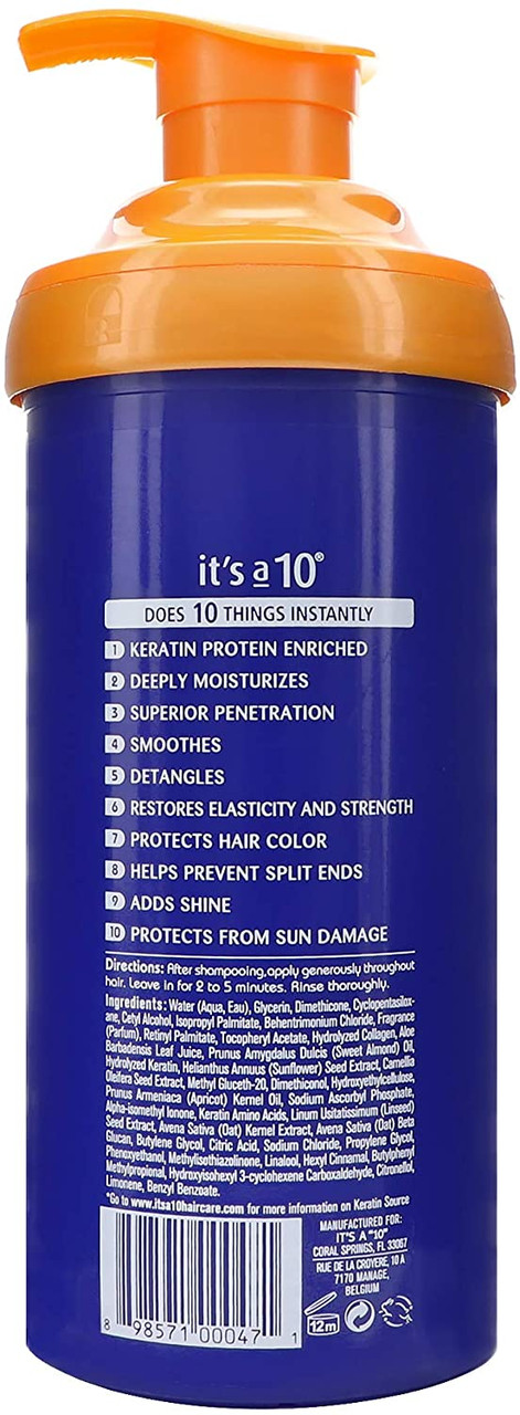 It's A 10 Miracle Deep Conditioner Plus Keratin - 5 oz