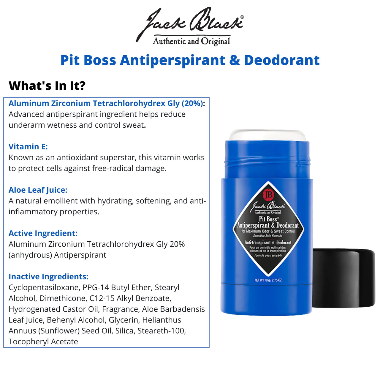 Jack black sale pit boss deodorant