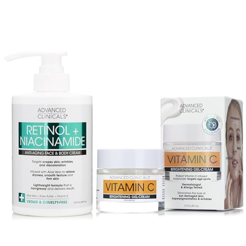 Advanced Clinicals Retinol + Niacinamide Antiaging Face & Body