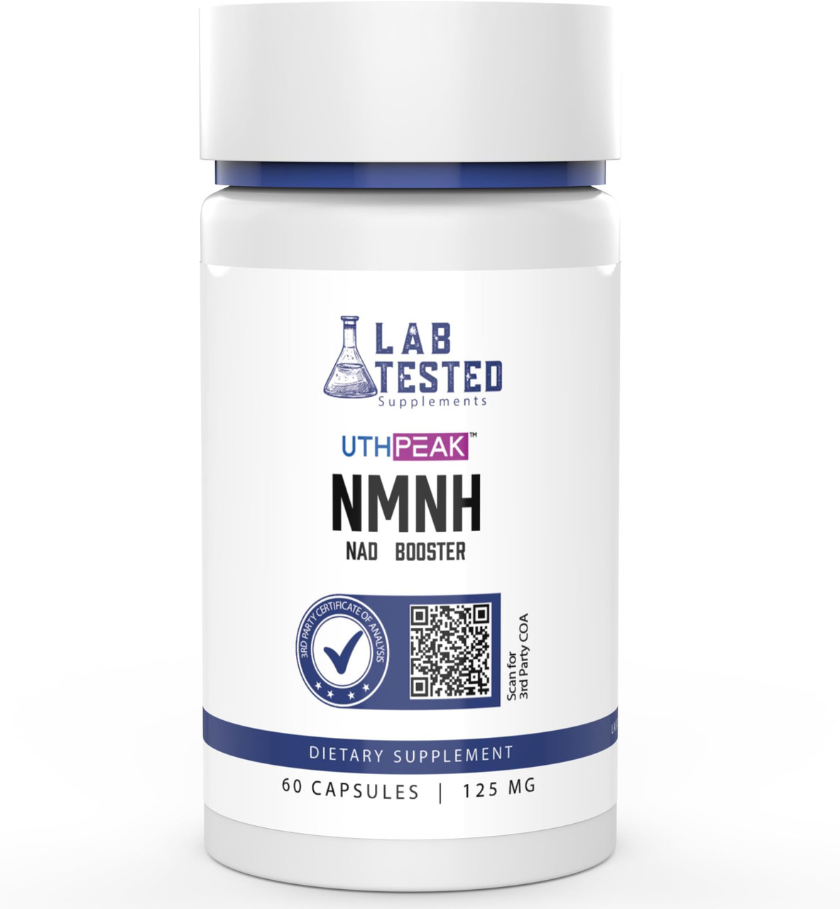Lab Tested Supplements NMNH UthPeak NAD Booster