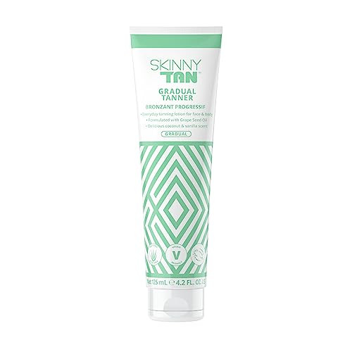Skinny Tan Coconut Water Self-Tanning Serum – Farblos, Transferfrei, Mit Hyaluronsäure & Kokosnuss-Duft, 4,9 Oz