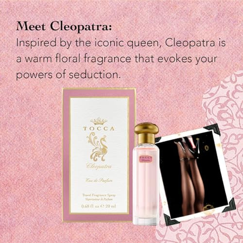 Tocca Women'S Eau De Parfum Florence Cleopatra Fragrance Set Hand-Finished Bottle 20Ml Each
