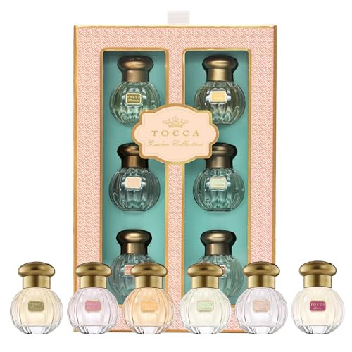 Tocca Mini Perfume Set Of 5Ml Fl Oz) Each Spring Garden Collection  Includes Florence Lucia Stella Eau De Parfum Dabbers Fragrance Set For 