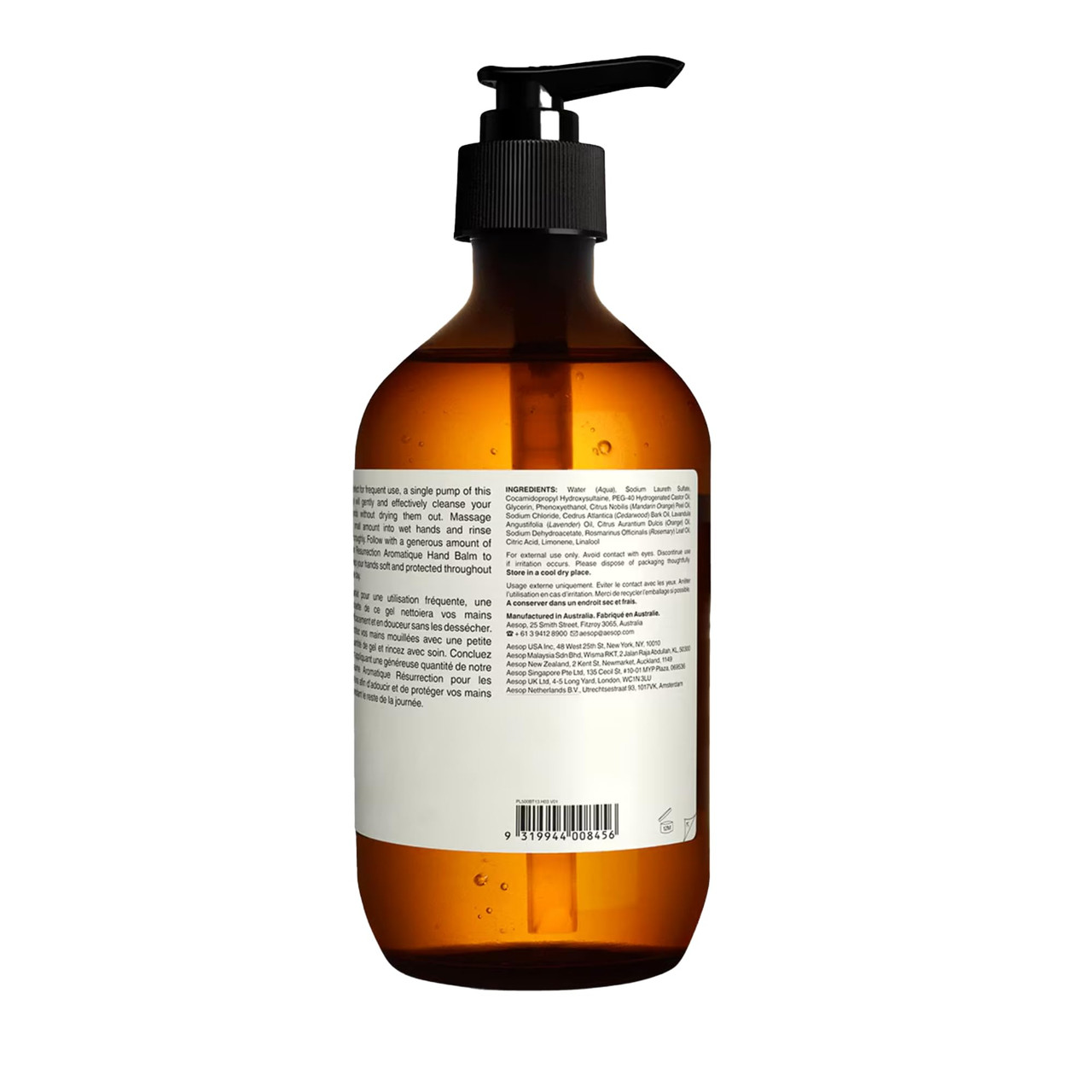 Aesop Resurrection Aromatique Hand Wash Gentle Cleanse | Buy at