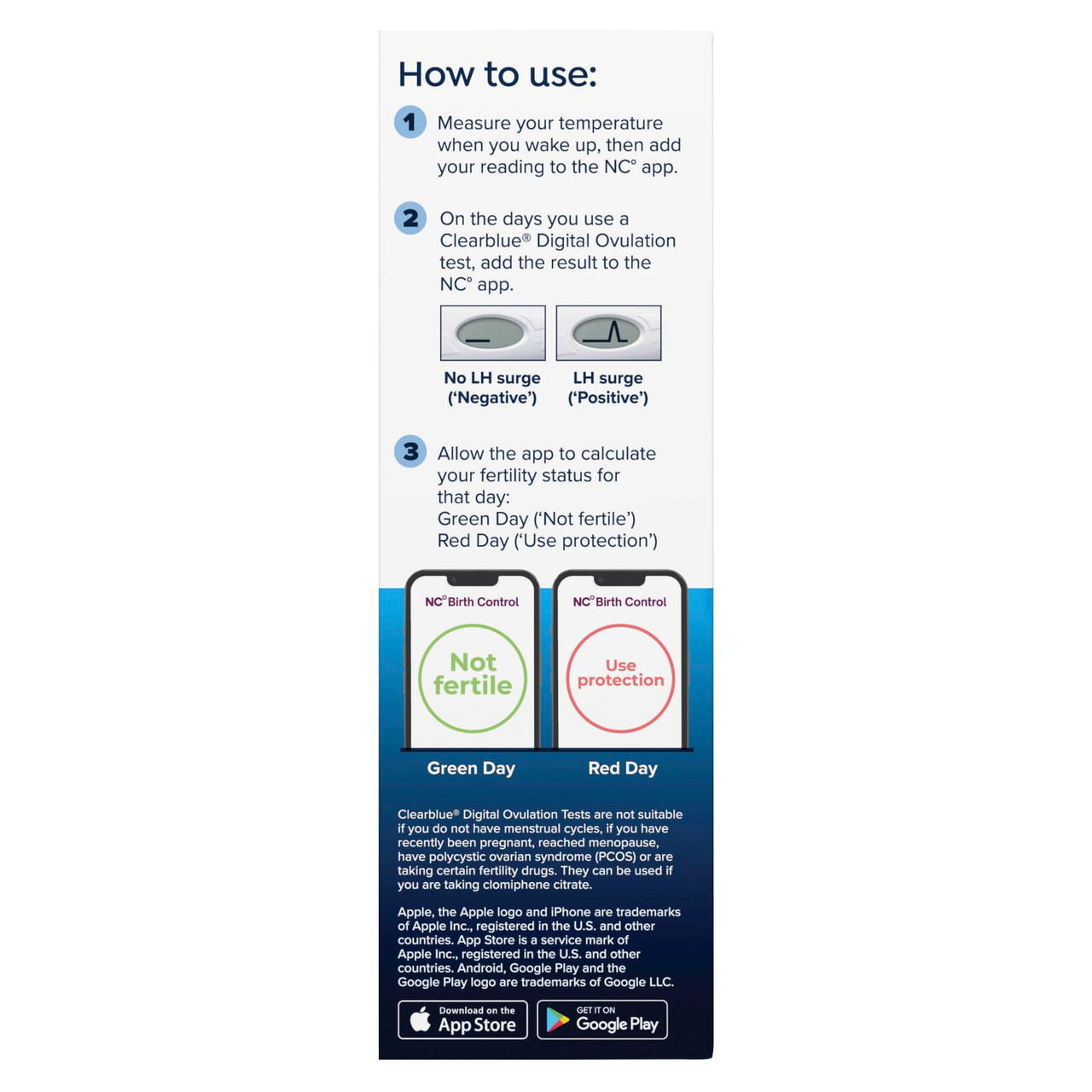 Clearblue & Natural Cycles Hormone-Free Birth Control Kit Starter Pack 3  Month Subscription to The