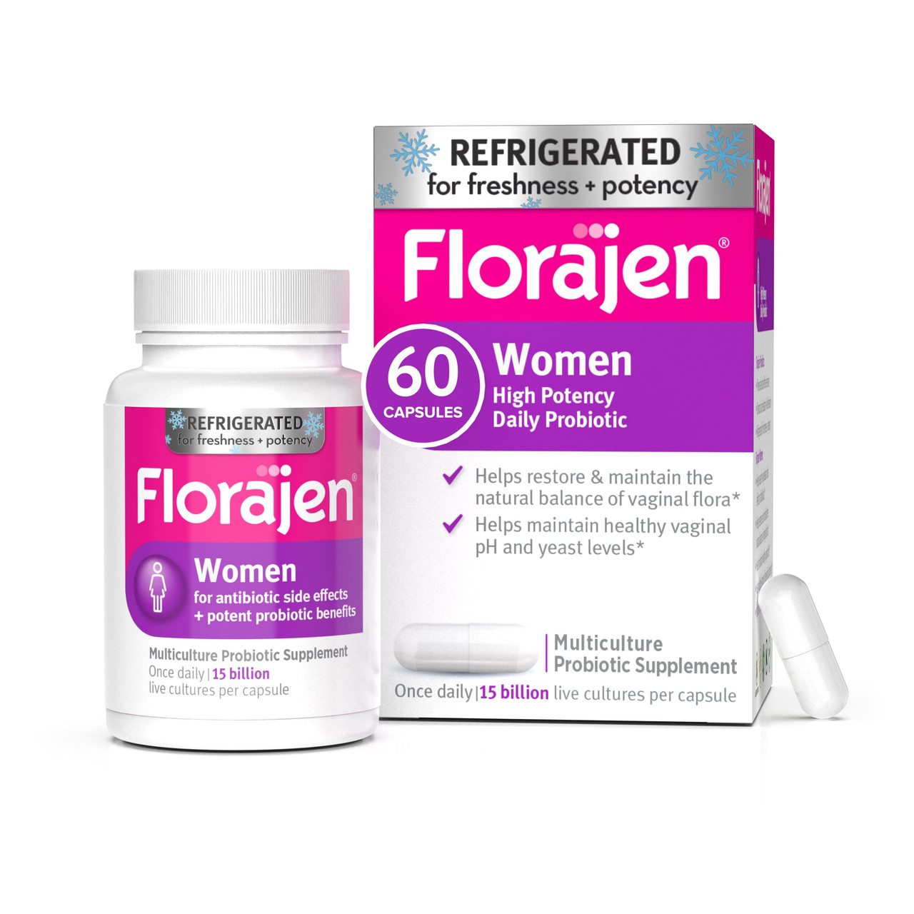 Florajen Women's Probiotic for Vaginal Health Gut Suppo | Buy at