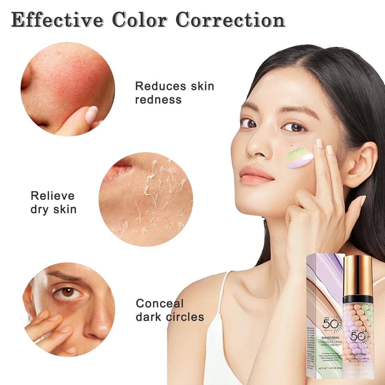 One Step Color Corrector Primer In Primer For Face Before Makeup Face  Tinted Moisturizer Sunscreen Isolation Creamspf 50Makeup Primer Oil Control 