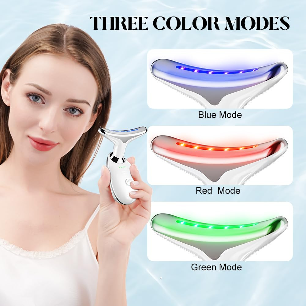 face massager vibration Amazon.com: Neck Face Massager Face Sculpting Tool 3 Colour Modes and  Vibration for Facial Massager for Double Chin : Beauty & Personal Care main image 1