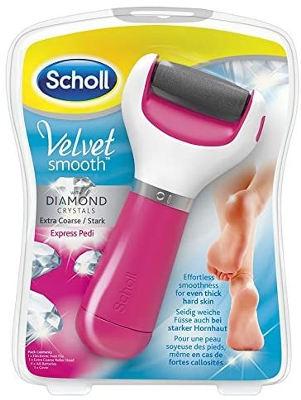 Scholl pedi velvet smooth electronic deals extra coarse pedicure foot file